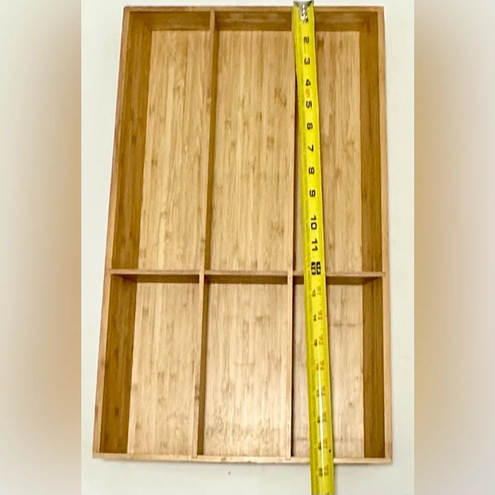 Ikea Variera Bamboo Drawer Silverware Flatware Utensil Organizer - Picture 4 of 6